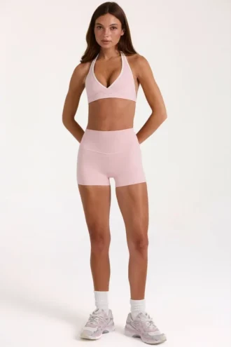 Soft Active minishort in Blush Marl