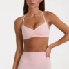 Soft Active-sportbeha in Blush Marl