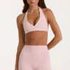 Soft Active-sportbeha in Blush Marl