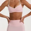 Soft Active-sportbeha in Blush Marl