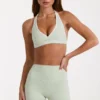 Soft Active-sportbeha in Sage Marl