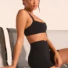 Soft Active sportbeha met contrasterende bies in zwart