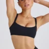 Soft Active sportbeha met contrasterende bies in zwart
