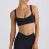 Soft Active sportbeha met contrasterende bies in zwart