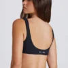 Soft Active sportbeha met gedraaide voorkant in zwart