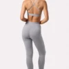 Soft Active-legging in grijs gemêleerd