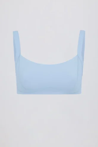 Soft Active sportbeha met naaddetails in Sky