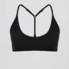 Soft Active sportbeha met racerback in Black