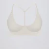 Soft Active sportbeha met racerback in crème