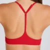 Soft Active sportbeha met racerback in Strawberry Red