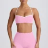 Soft Active sportbeha met sweetheart-hals in babyroze
