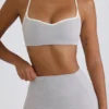 Soft Active sportbeha met sweetheart-hals in grijs