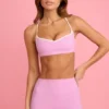 Soft Active sportbeha met sweetheart-hals in oudroze