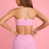 Soft Active sportbeha met sweetheart-hals in oudroze