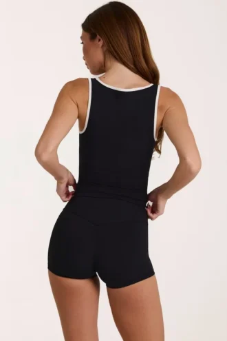 Soft Active tanktop in zwart