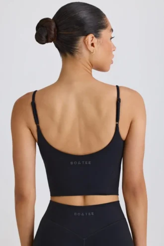 Soft Active tanktop in zwart