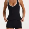 Soft Active tanktop in zwart