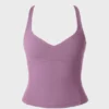 Soft Active tanktop met sweetheart-hals in Dusk