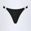 St Barts stringbikini met metalen details in zwart