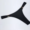 St Barts stringbikini met metalen details in zwart