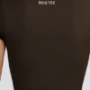 Super Sculpt naadloos T-shirt in bruin