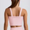 Super Sculpt naadloze lange hemdtop in poederroze