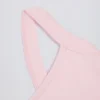 Super Sculpt naadloze lange hemdtop in poederroze