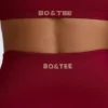 Super Sculpt naadloze legging in bordeauxrood