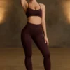 Super Sculpt naadloze legging in Chocolate