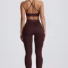 Super Sculpt naadloze legging in Chocolate