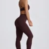 Super Sculpt naadloze legging in Chocolate