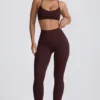 Super Sculpt naadloze legging in Chocolate