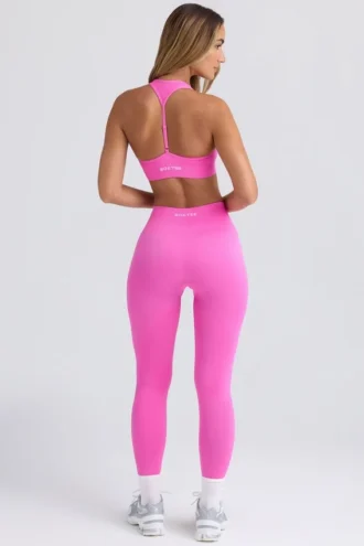 Super Sculpt naadloze legging in Sugar Pink