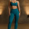 Super Sculpt naadloze legging in Teal
