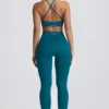 Super Sculpt naadloze legging in Teal