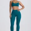 Super Sculpt naadloze legging in Teal