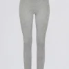 Super Sculpt naadloze legging met hoge taille in grijs gemêleerd