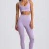 Super Sculpt naadloze legging met hoge taille in zacht lila