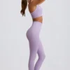 Super Sculpt naadloze legging met hoge taille in zacht lila