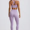 Super Sculpt naadloze legging met hoge taille in zacht lila