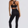 Super Sculpt naadloze legging met hoge taille in zwart