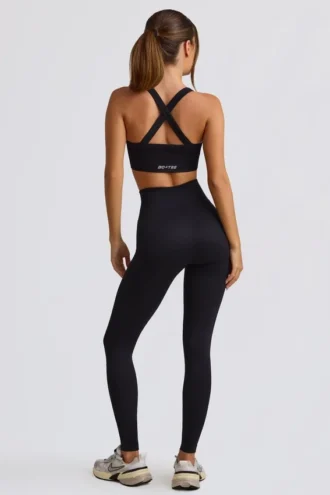 Super Sculpt naadloze legging met hoge taille in zwart