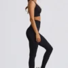 Super Sculpt naadloze legging met hoge taille in zwart