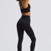 Super Sculpt naadloze legging met hoge taille in zwart