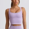 Super Sculpt naadloze longline hemdje in zacht lila