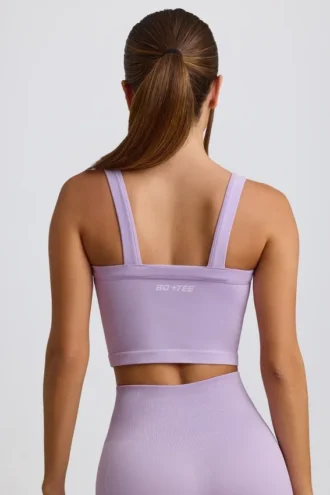 Super Sculpt naadloze longline hemdje in zacht lila