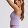 Super Sculpt naadloze longline hemdje in zacht lila