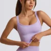 Super Sculpt naadloze longline hemdje in zacht lila