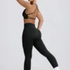 Super Sculpt naadloze rugloze sportbeha in Ash