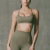 Super Sculpt naadloze sportbeha zonder rug in lichtgroen